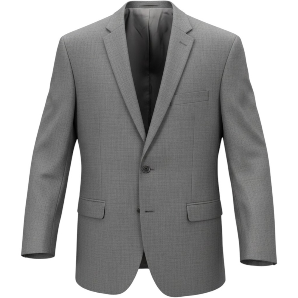 Jos. A. Bank 1905 Blazer Mens 44L Grey Slim Fit Wool Blend Two Button Sport Coat